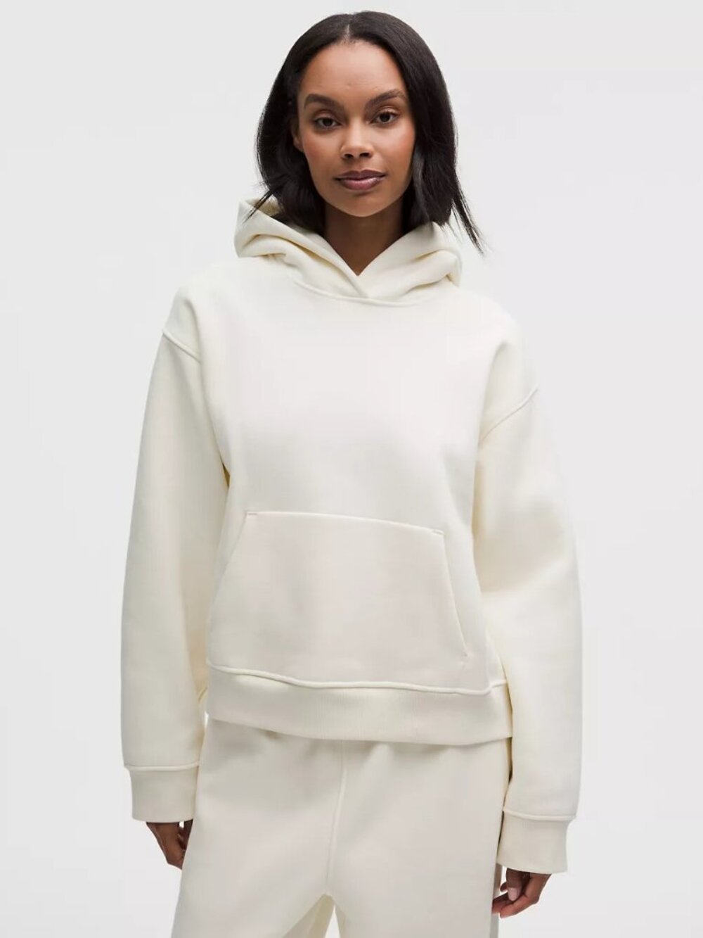 Lululemon Women's Steady State SuperLoft Hoodie - Light Ivory
